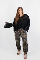 Twisted Cable Top - FINAL SALE - Macoma Boutique120 Long Sleeve