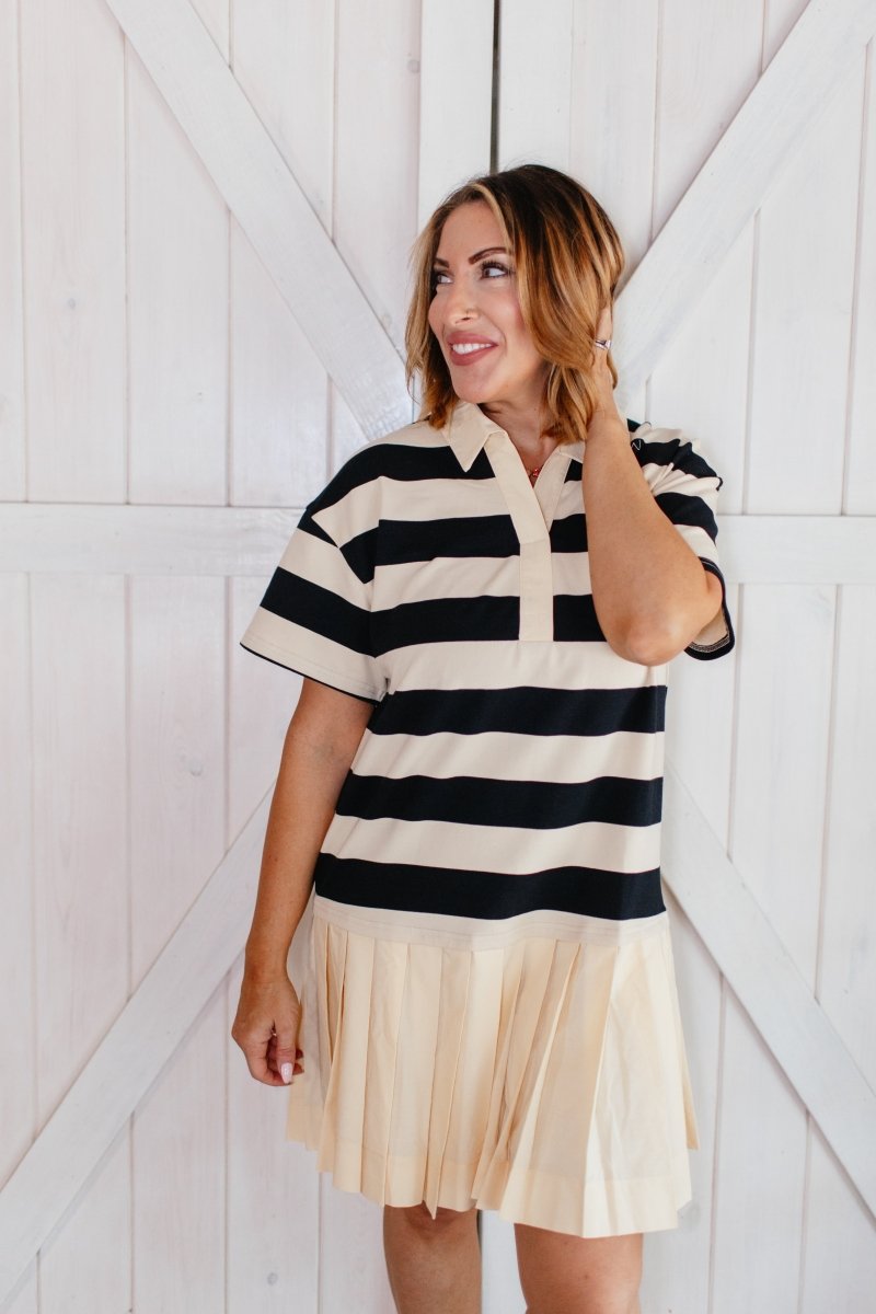 Two Tone Charm Dress - Reg/Curvy- FINAL SALE