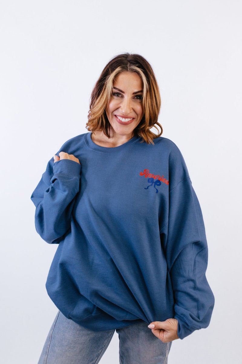 USA Bows Graphic Pullover - FINAL SALE