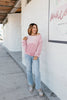 Velour Airplane Mode Top In Pink - Reg & Curvy - Macoma Boutique120 Long Sleeve