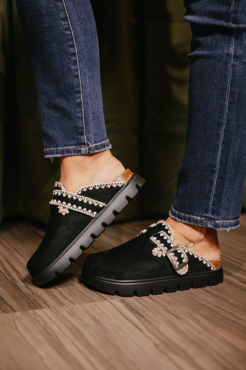 Very G Black Nevada Shoes - Macoma Boutique305 Flats