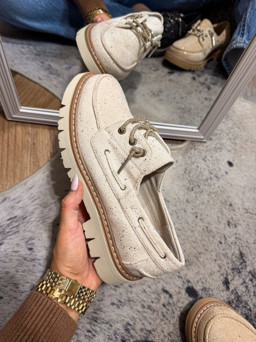 Very G Cream Dana Shoes - Macoma Boutique305 Flats