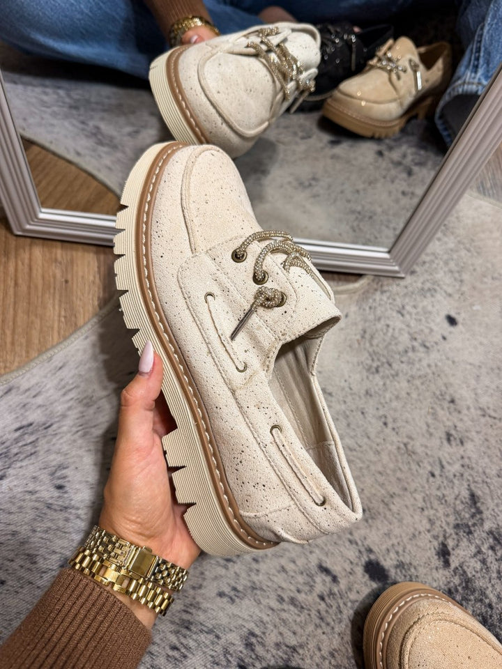 Very G Cream Dana Shoes - Macoma Boutique305 Flats