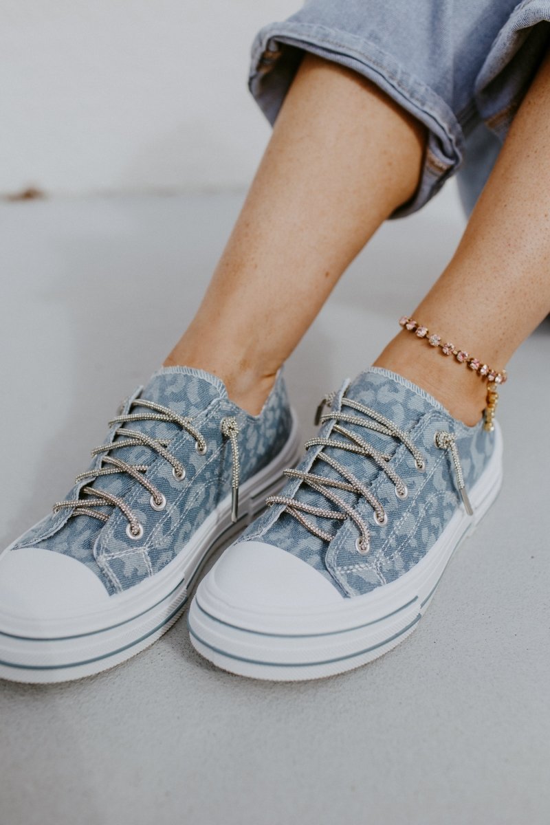 Very G Denim Aman Leopard Sneakers - Macoma Boutique301 Sneakers