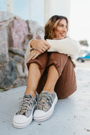 Very G Khaki Camo Aman Sneakers - Macoma Boutique301 Sneakers