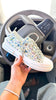 Very G Light Blue Aman Floral Sneakers - Macoma Boutique301 Sneakers