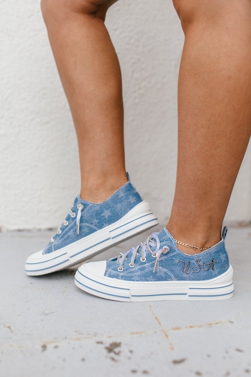 Very G Light Denim Aman Usa Sneakers - Macoma Boutique301 Sneakers