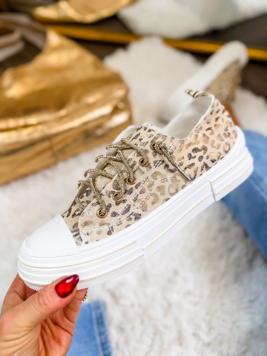 Very G Natural Aman Leopard Sneakers - Macoma Boutique301 Sneakers