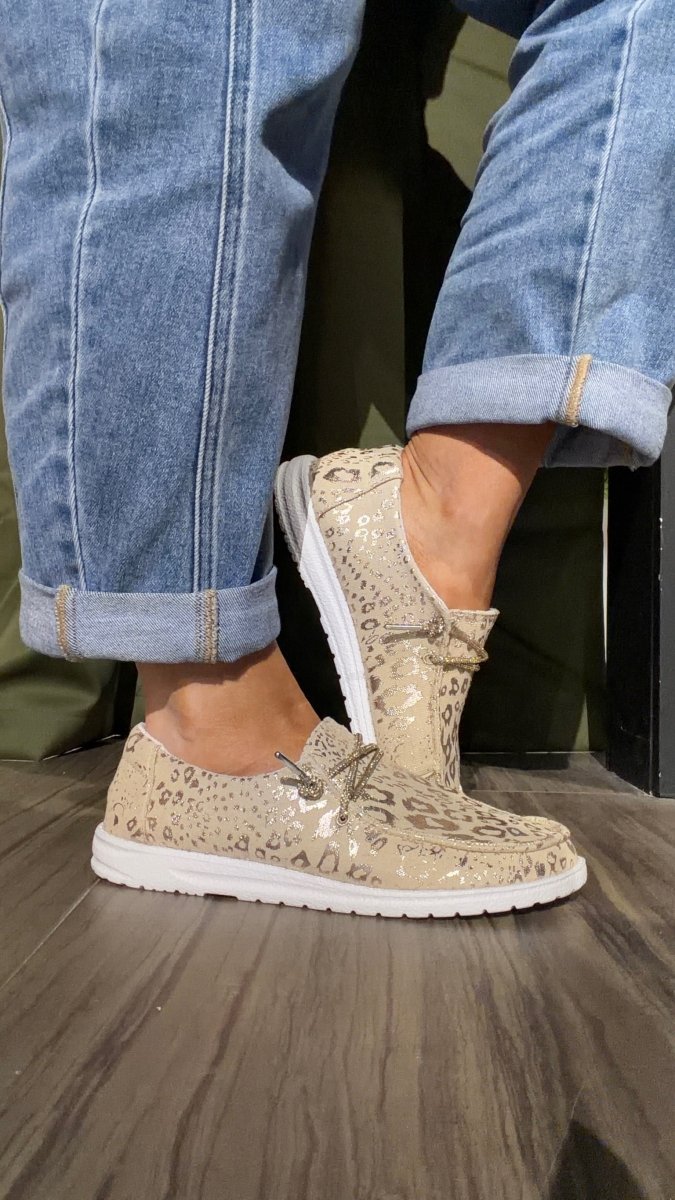 Very G Natural Holly Leopard Shoes - Macoma Boutique301 Sneakers