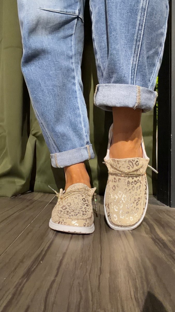 Very G Natural Holly Leopard Shoes - Macoma Boutique301 Sneakers