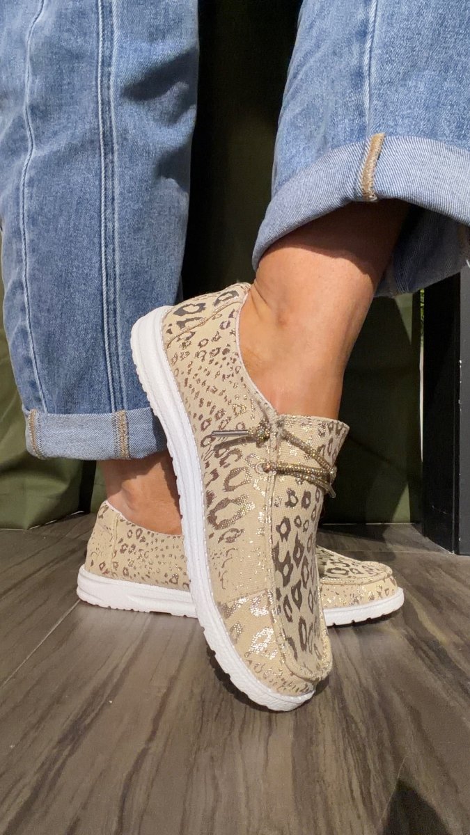 Very G Natural Holly Leopard Shoes - Macoma Boutique301 Sneakers
