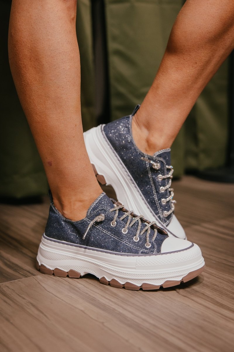 Very G Navy Piper Sneakers - Macoma Boutique301 Sneakers