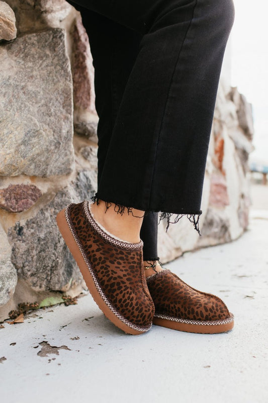 Very G Tan Leopard Georgina Shoes - Macoma Boutique303 Mules & Boots