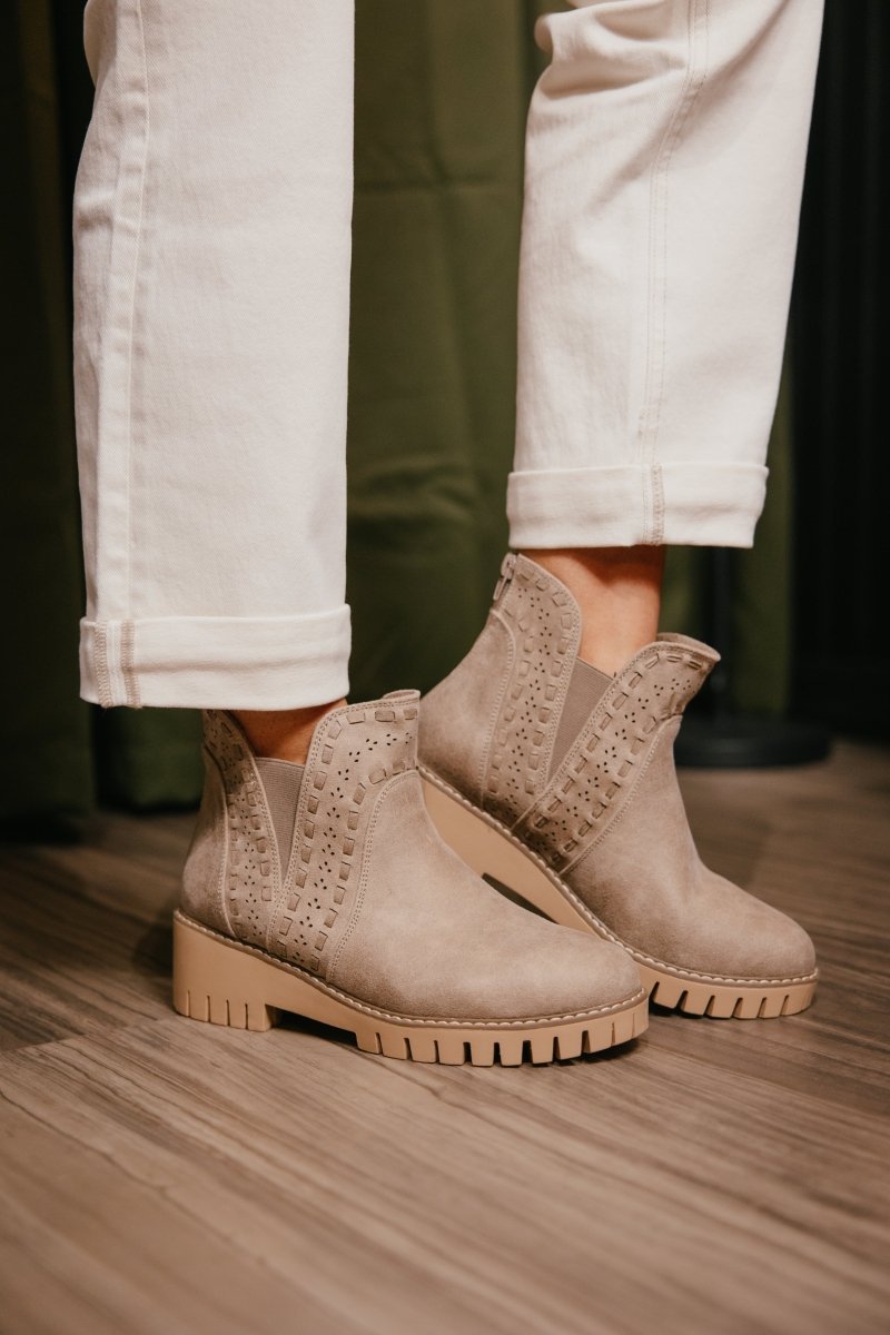 Very G Taupe Aryana 2 Boots - Macoma Boutique303 Mules & Boots