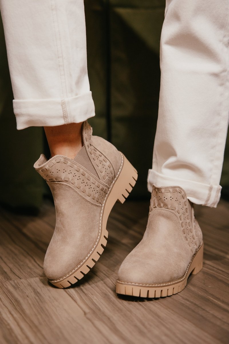Very G Taupe Aryana 2 Boots - Macoma Boutique303 Mules & Boots