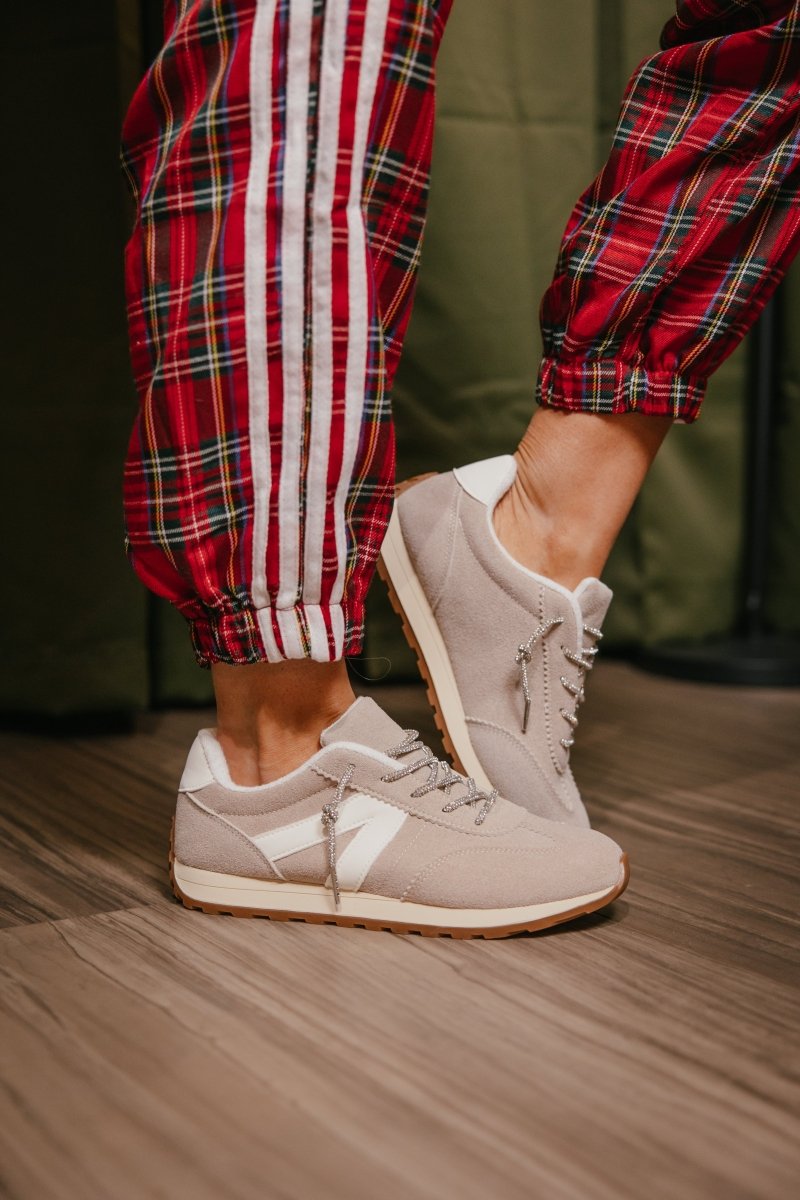 Very G Taupe Justine Sneakers - Macoma Boutique301 Sneakers