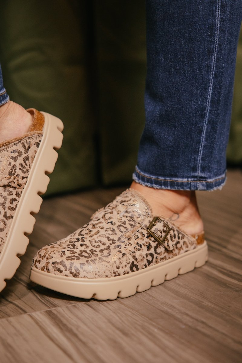 Very G Taupe Leopard Cali Animal Shoes - Macoma Boutique305 Flats