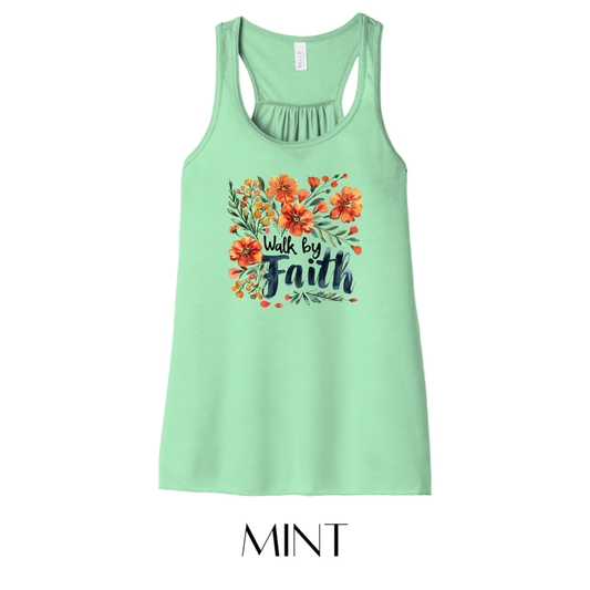 Walk By Faith Graphic Tank Top