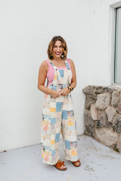 Walking On Sunshine Overalls - Reg & Curvy - Macoma Boutique260 Jumpsuits/Rompers/Overalls