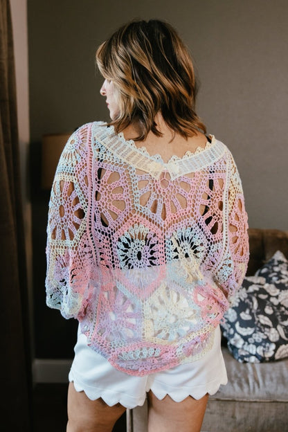 Watercolor Wishes Sweater - Macoma Boutique120 Long Sleeve