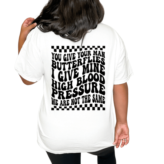 We Are Not The Same Front & Back Graphic Tee - FINAL SALE - Macoma Boutique555 Presales