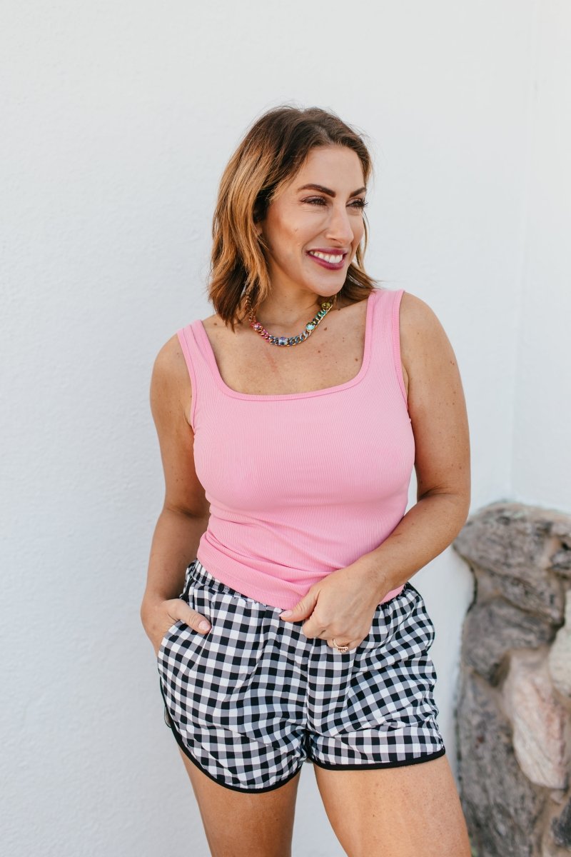 Wear Everywhere Tank Top In Light Pink - Reg & Curvy - Macoma Boutique110 Tanks