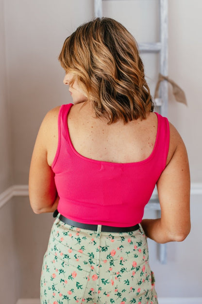 Wear Everywhere Tank Top In Pink - Reg & Curvy - FINAL SALE - Macoma Boutique110 Tanks