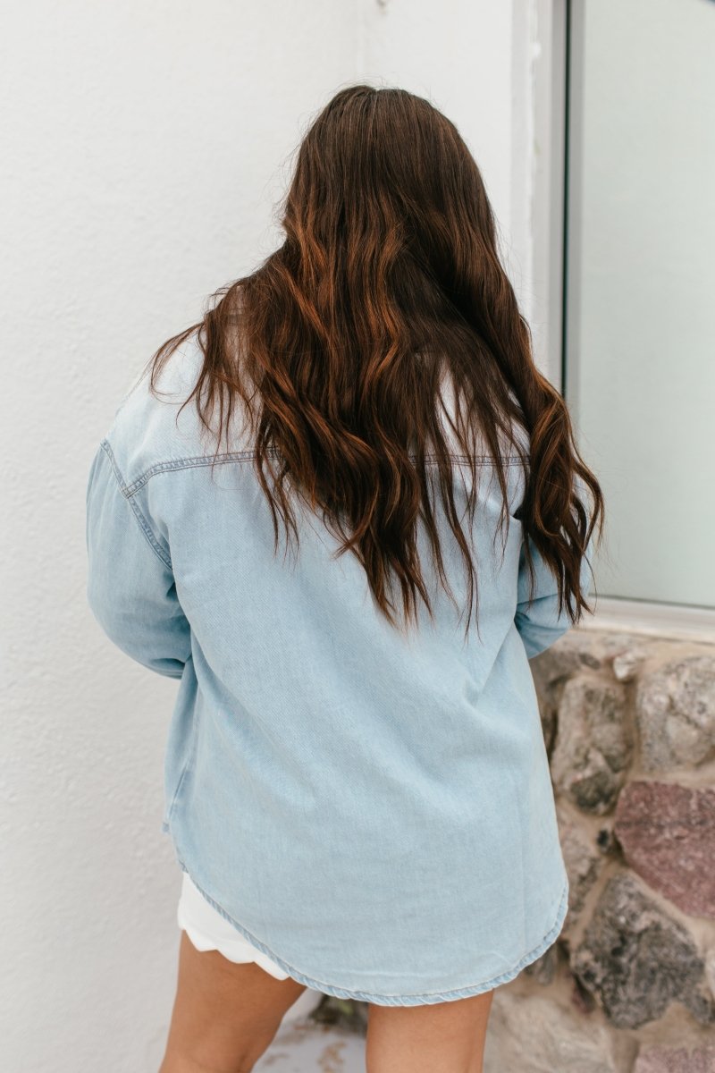 Wear It Your Way Denim Shirt - Reg & Curvy - Macoma Boutique170 Denim