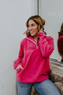 Weekend Ready Pullover In Pink - Reg & Curvy - Macoma Boutique130 Sweaters