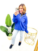Weekend Ready Pullover In Royal - Reg & Curvy - Macoma Boutique130 Sweaters