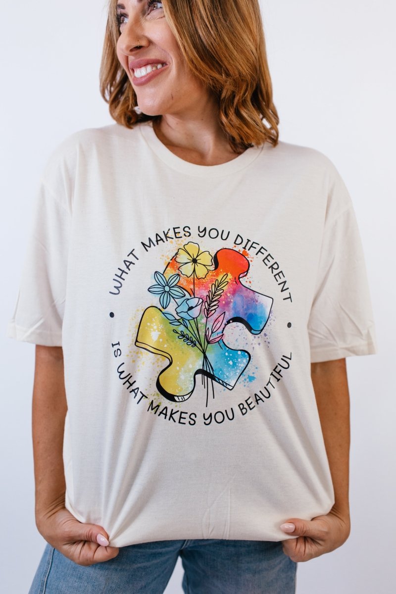 What Makes You Different Graphic Tee - FINAL SALE - Macoma Boutique555 Presales