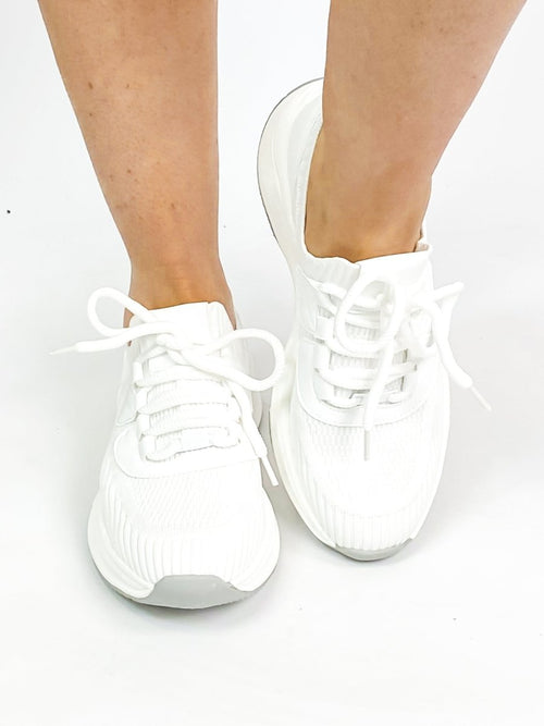 White Stride Shoes - Macoma Boutique