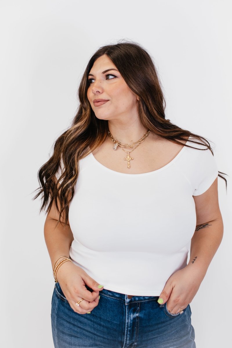White Wedding Top - Reg/Curvy