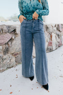 Wide Open Denim Pants - Macoma Boutique170 Denim