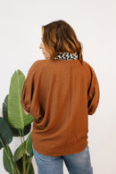 Wild Detail Neutral Top - Macoma Boutique100 Short Sleeve