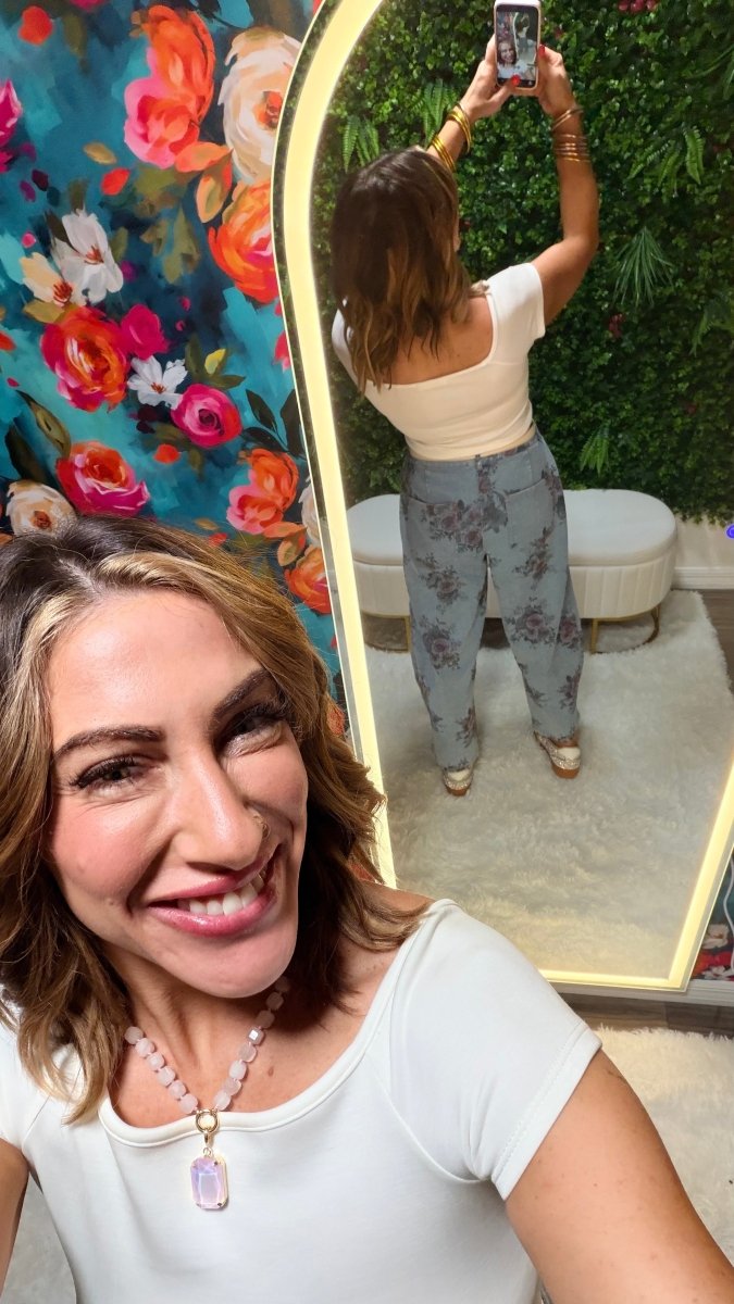 Wild Rose Pants In Washed Denim - Macoma Boutique210 Other Bottoms
