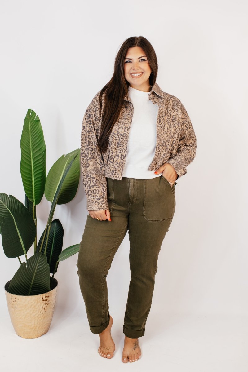 Wild Side Leopard Jacket - FINAL SALE - Macoma Boutique240 Jackets/Blazers