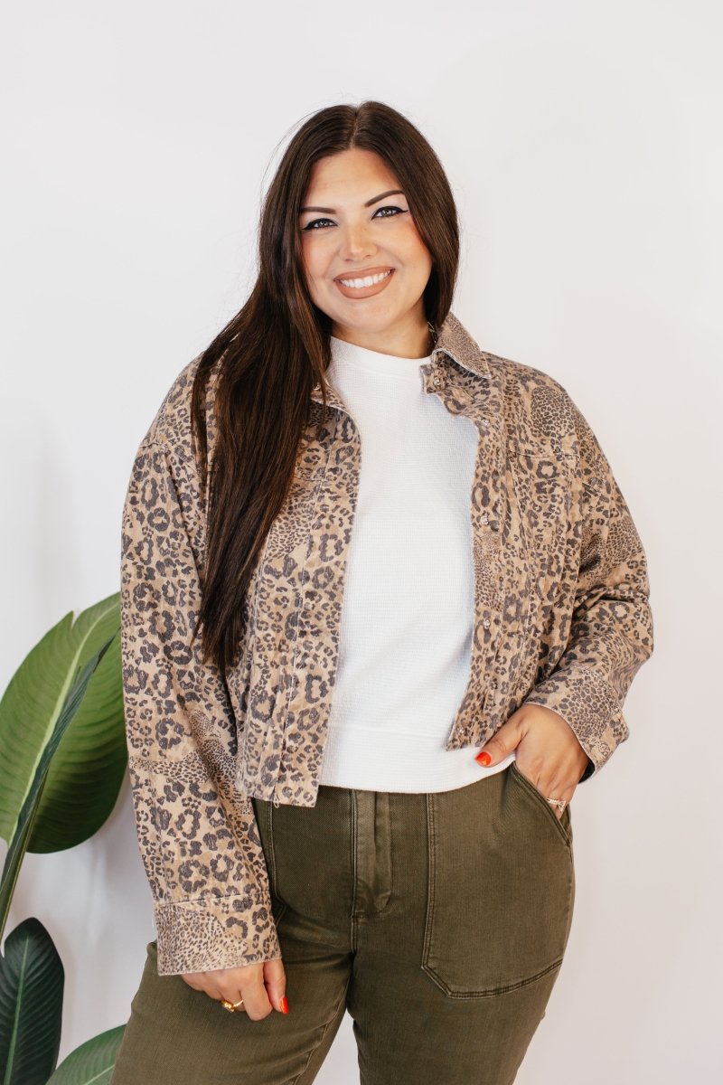 Wild Side Leopard Jacket - FINAL SALE - Macoma Boutique240 Jackets/Blazers