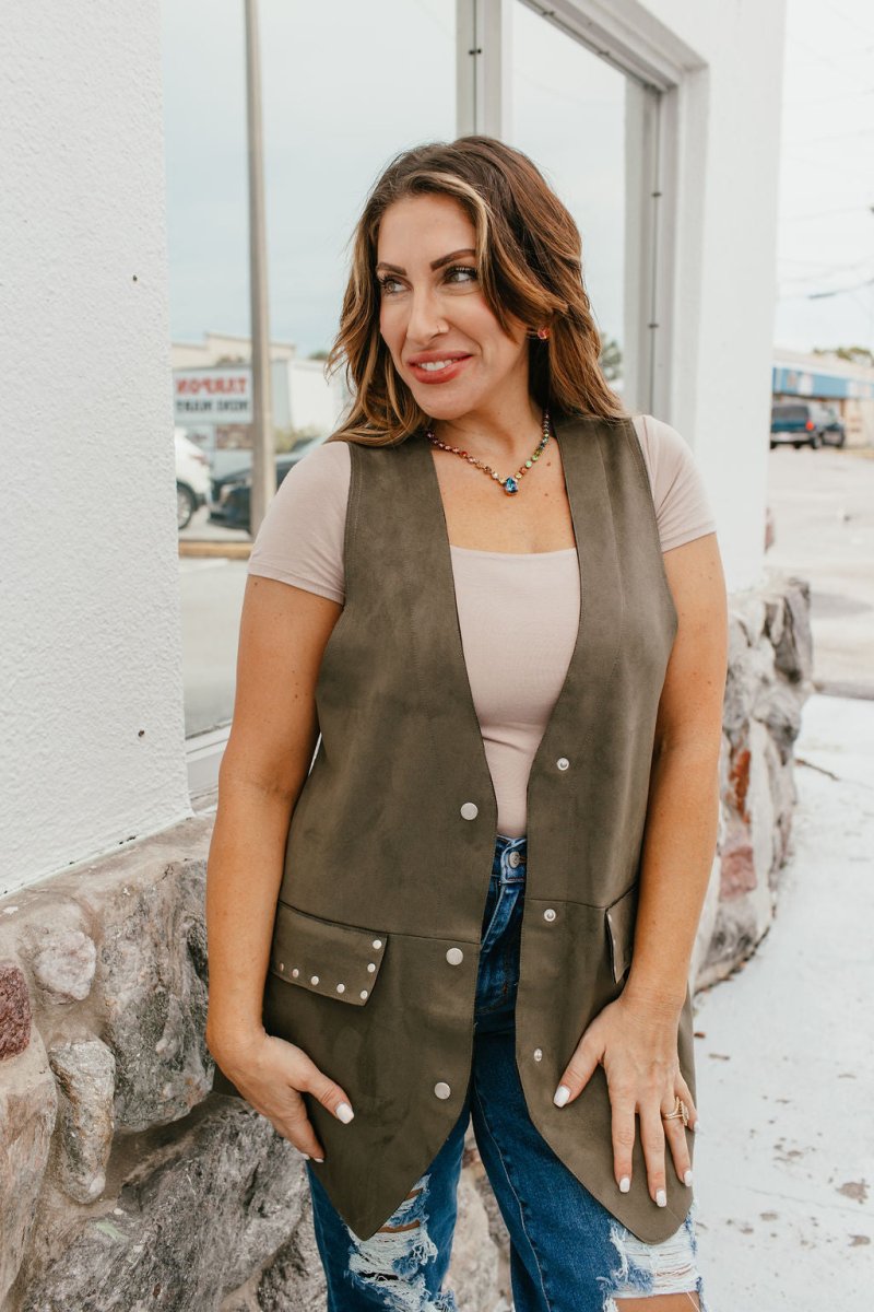Wild West Luxe Suede Vest