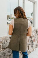 Wild West Luxe Suede Vest - Macoma Boutique230 Outerwear