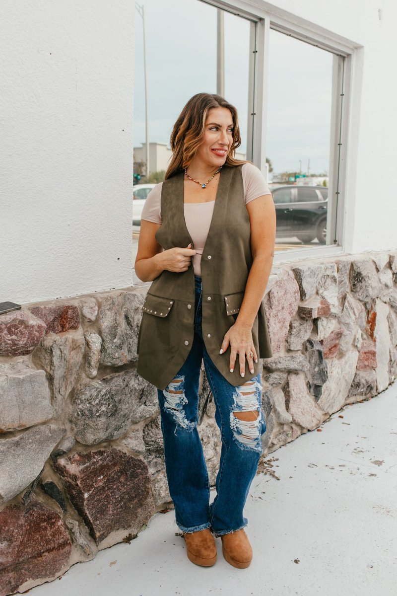Wild West Luxe Suede Vest