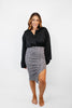 Wild Whispers Skirt in Grey - Reg/Curvy - FINAL SALE - Macoma Boutique200 Skirts