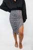 Wild Whispers Skirt in Grey - Reg/Curvy - FINAL SALE - Macoma Boutique200 Skirts