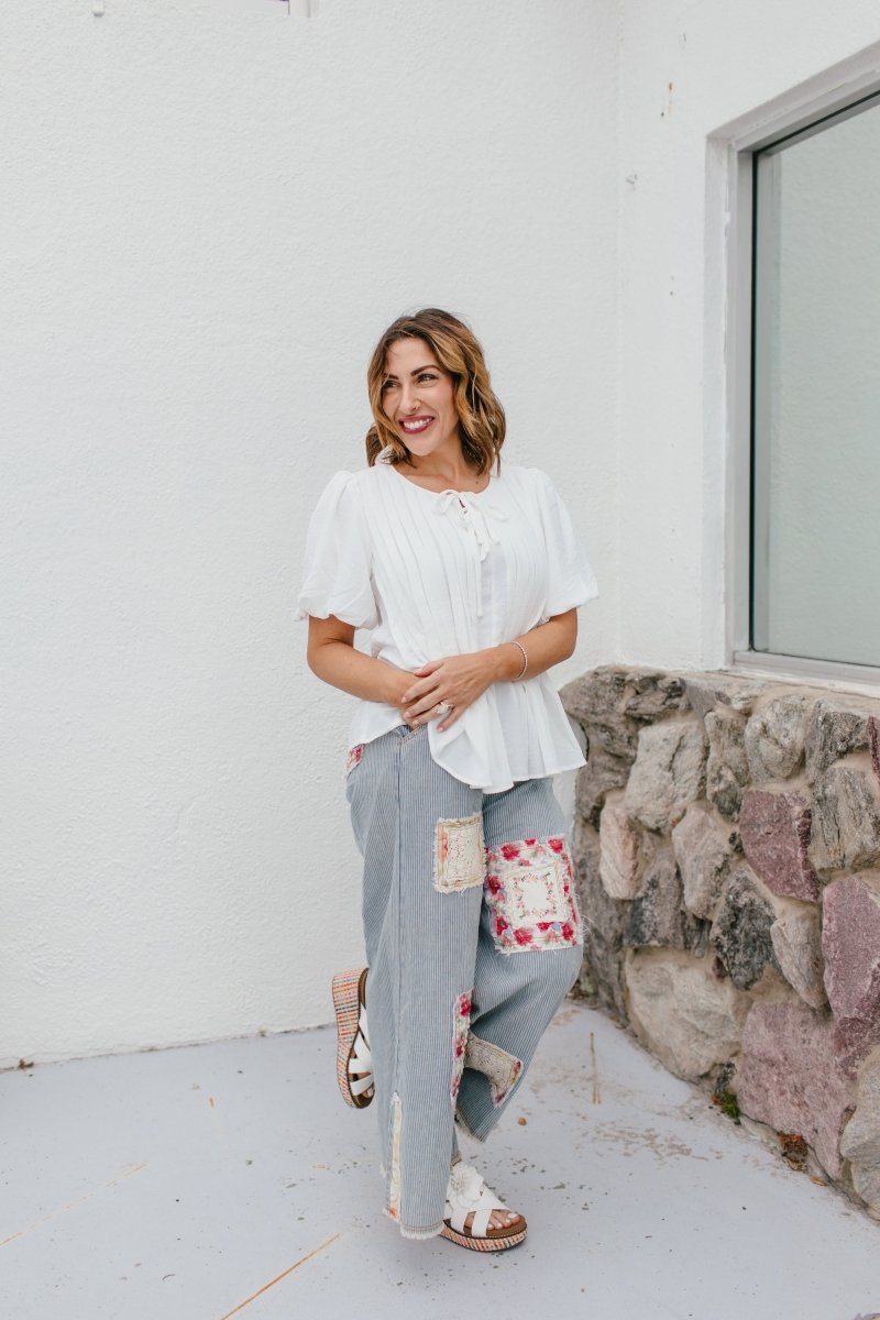 Working for the Weekend Top - Macoma Boutique100 Short Sleeve