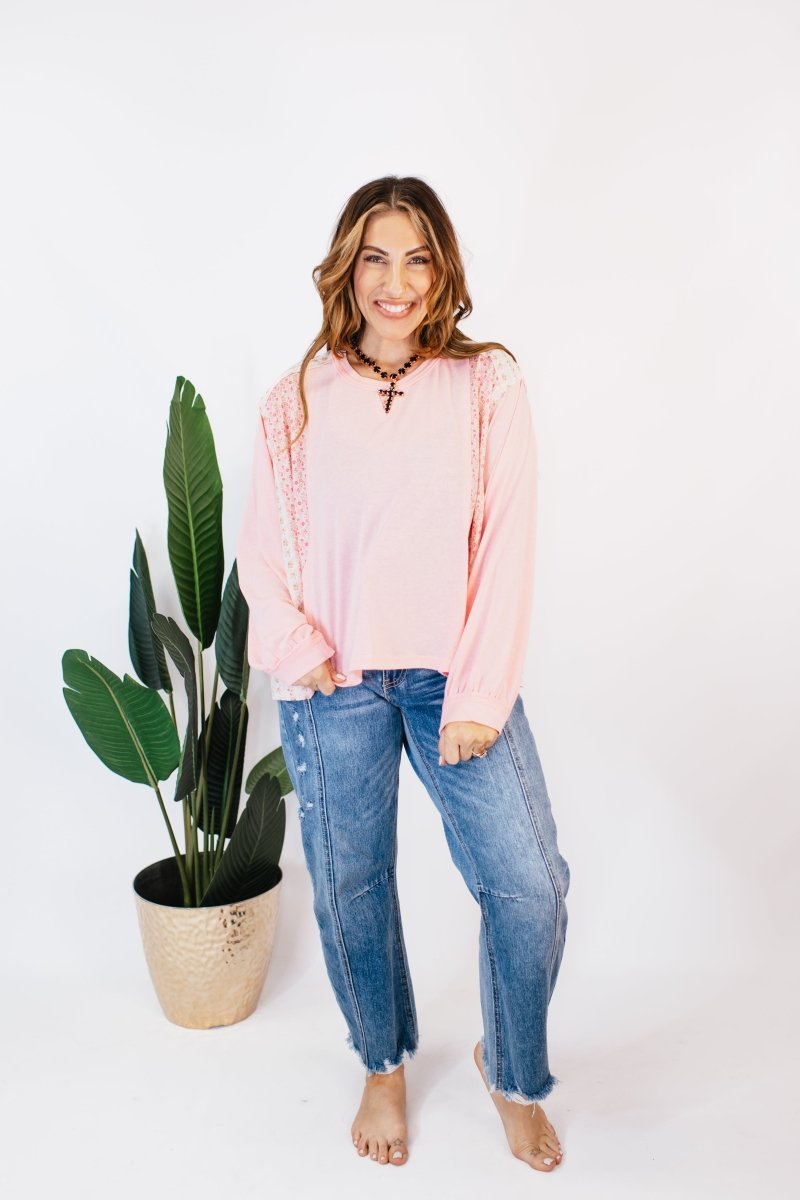 Working On Me Top - FINAL SALE - Macoma Boutique120 Long Sleeve