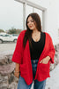 Wrap Me Up Cardigan In Red - Macoma Boutique220 Cardigans/Kimonos