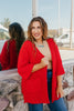 Wrap Me Up Cardigan In Red - Macoma Boutique220 Cardigans/Kimonos