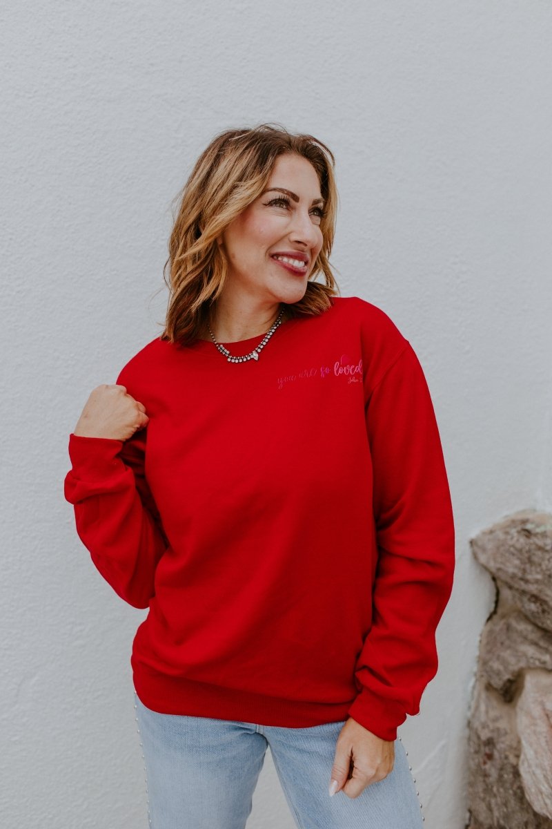 You Are So Loved Graphic Pullover - FINAL SALE - Macoma Boutique555 Presales