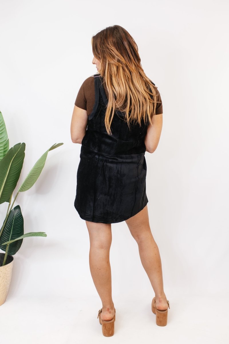 Zip Into Style Overall Dress - Macoma Boutique250 Dresses