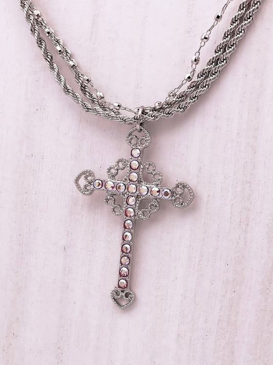 Ashley Cross Necklace - FINAL SALE - Macoma Boutique310 Accessories/Jewelry